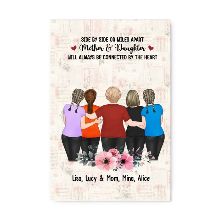 A Mum Is The Bestest Friend You Could Ask For - Personalized Gifts Custom Canvas for Mom, Mothers Day Gifts From Daughters