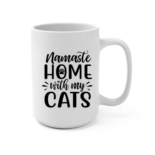 Personalized Mug, Funny Cat Yoga, Gift For Yoga Lovers, Gift For Cat Lovers