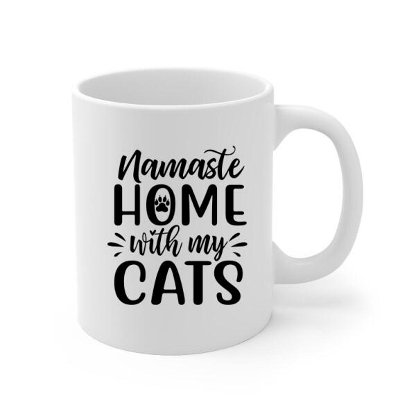 Cat yoga mugs