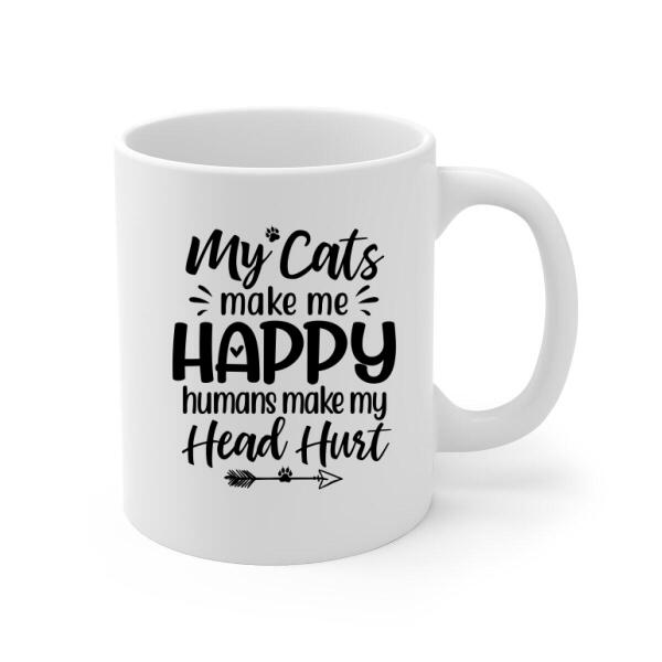 Personalized Mug, Funny Cat Yoga, Gift For Yoga Lovers, Gift For