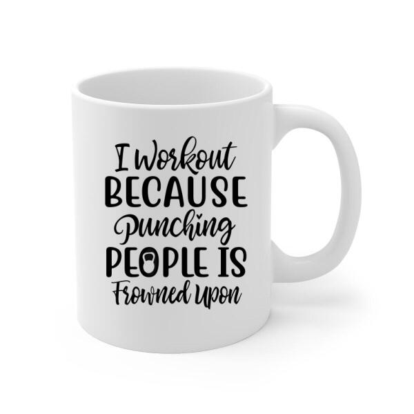 Personalized Mug, Strong Gym Woman Custom Gift For Workout Lovers