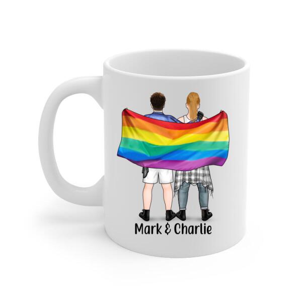 Personalized Mug, Gifts For Him, Gifts For Her, Gifts for LGBT Couples