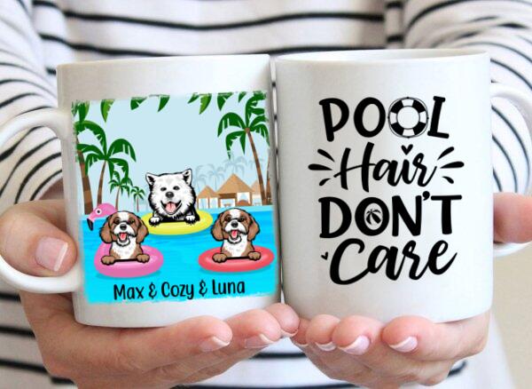 Personalized Mug, Swimming With Dogs, Gift for Dogs Lovers, Swimming Lovers, Summer Gift