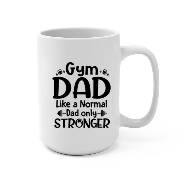 Personalized Mug, Old Gym Man, Gift for Father & Gym Lovers