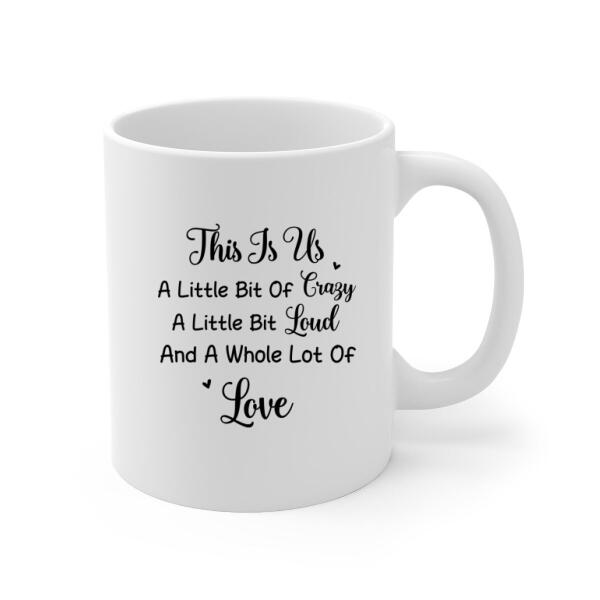 Personalized Mug, Family Sitting, Happy Anniversary, Anniversary Gift, Gift for Him, Her, Parents, Family