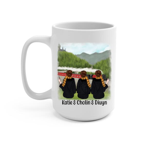 Personalized Mug, Wizards Sisters And Friends - Gift For Halloween Season