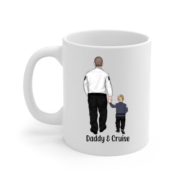 Personalized Mug, Paramedics Parent And Kids, Custom Gift For Family And Paramedics Lovers