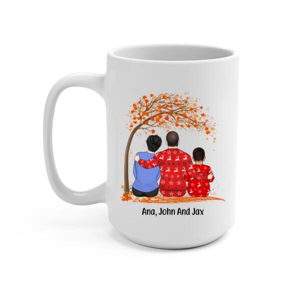 Personalized Mug, Fall Family Sitting, Gifts For Family Members