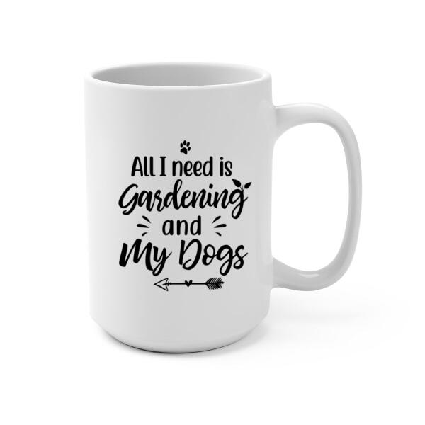 Personalized Mug, Plant Lady Is The New Dog Lady, Gift For Gardeners And Dog Lovers