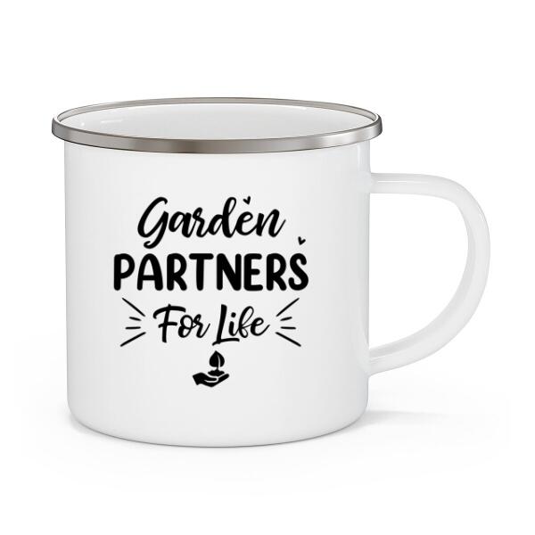 Personalized Mug, Up To 4 Girls, Garden Partners For Life, Gift For Gardeners, Sisters And Best Friends