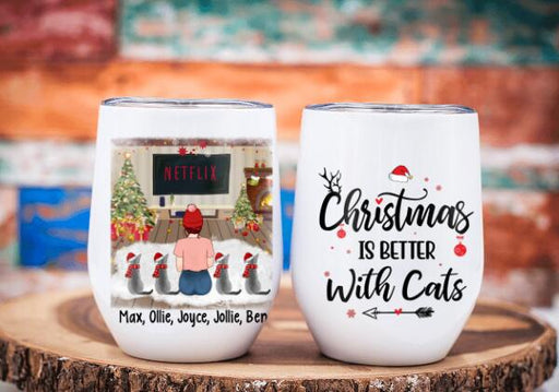 Books and Cats Life Is Good - Personalized Gifts Custom Cat Tumbler fo —  GearLit