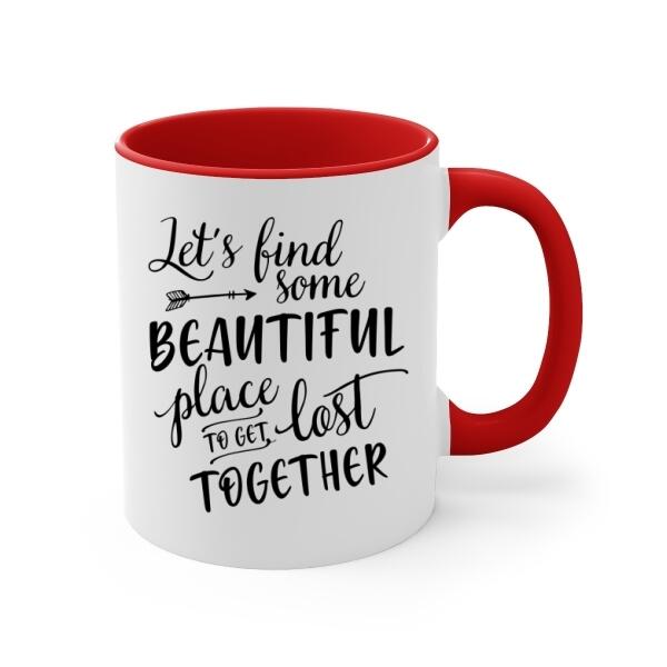 Personalized Mug, Hiking Women - Hiking Partners For Life, Gift For Hikers