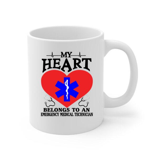 Personalized Mug, Custom First Responders Firefighter Nurse EMT Paramedic Couples