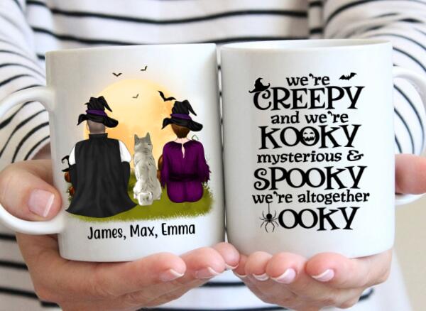Personalized Mug, Halloween Is Better With Dogs - Couple Gift, Gift For Halloween And Dog Lovers