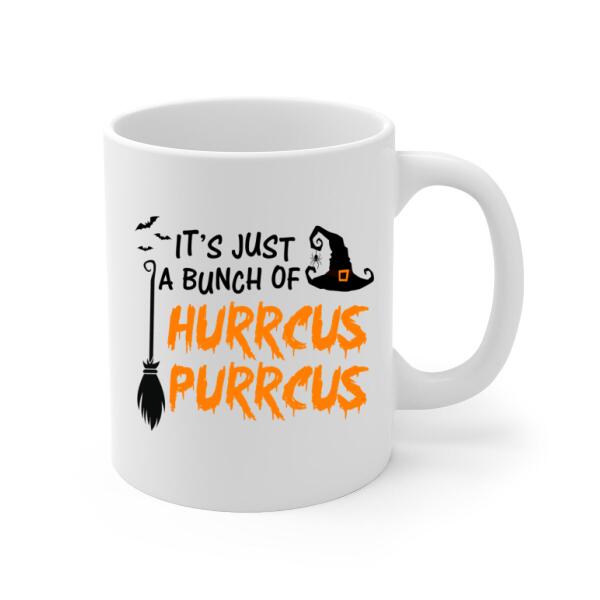 Personalized Mug, Buckle Up Buttercup, Up To 3 Cats, Halloween Gift For Cat Lovers