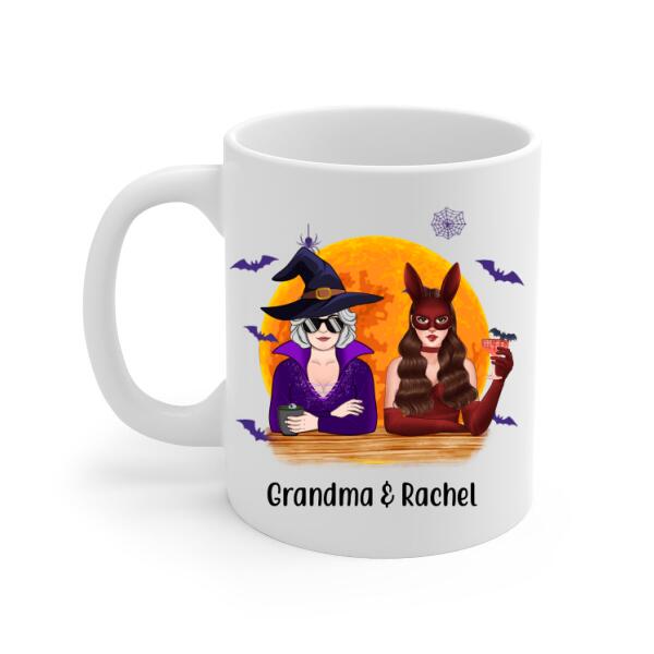 GrandmaWitch Like A Normal Grandma But More Magical - Halloween Personalized Gifts Custom Mug For Mom