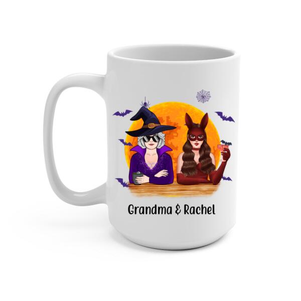 GrandmaWitch Like A Normal Grandma But More Magical - Halloween Personalized Gifts Custom Mug For Mom