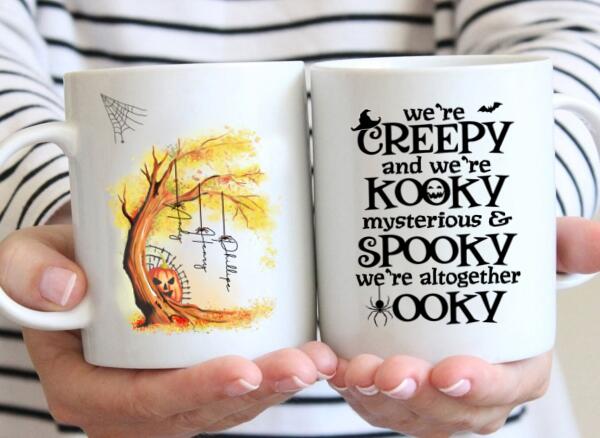 Personalized Mug, Halloween Family Tree, We're Spooky, Gifts For Halloween Family