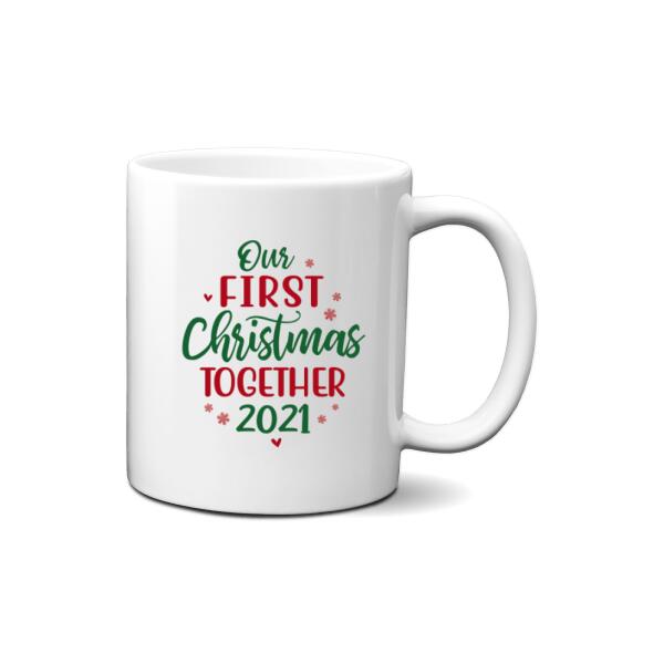 Personalized Mug, Our Christmas Together, Christmas Gift For Couple