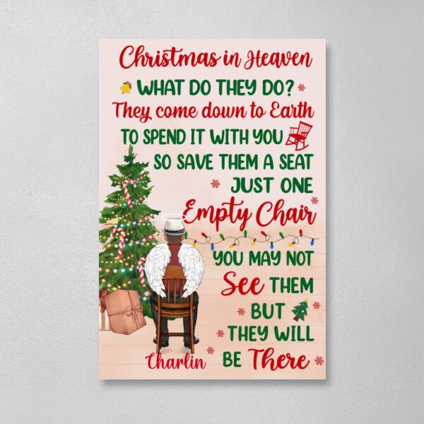 Personalized Canvas, Memorial Chair Christmas - You May Not See Them B — GearLit personalized-canvas-memorial-chair-christmas-you-may-not-see-them-b-gearlit