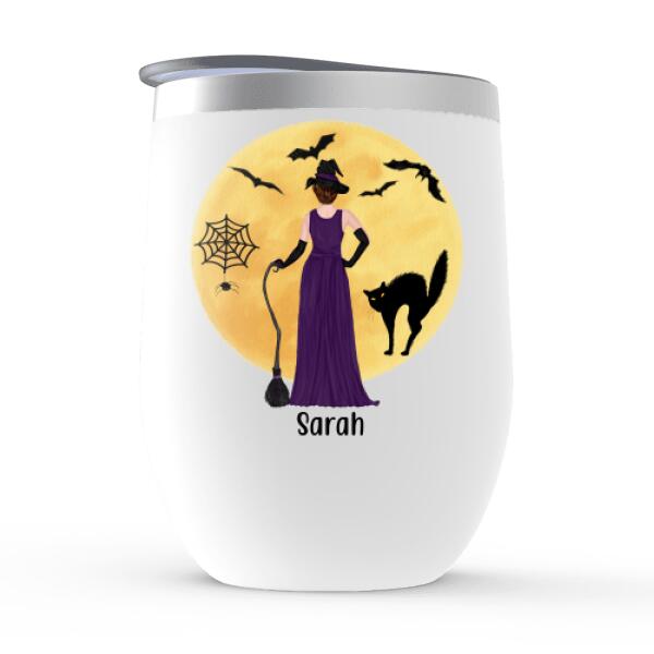 Personalized Wine Tumbler, Up To  3 Sisters Halloween Costumes, Gift For Halloween