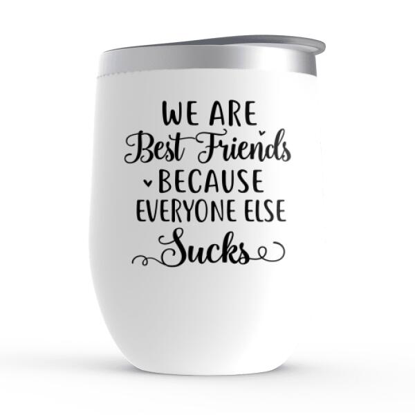 Personalized Wine Tumbler, Drinking Besties For The Resties, Gifts For Sisters