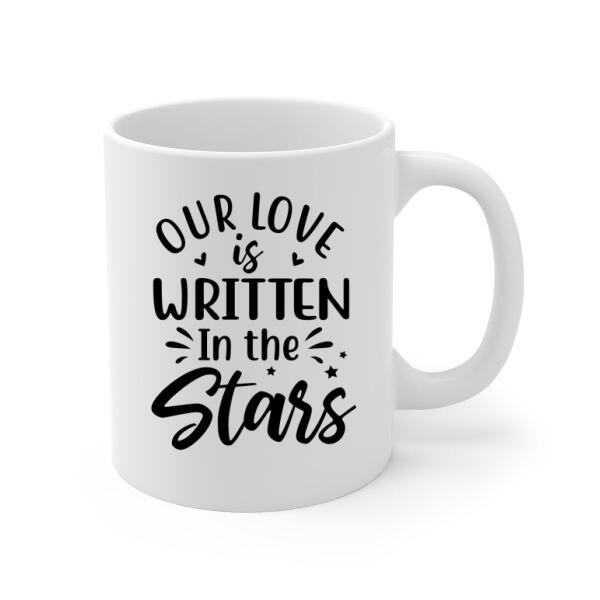 Couple with Zodiac Signs - Personalized Mug For Him, For Her, Astronomy Lovers