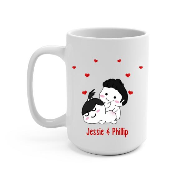 I Just Want To Touch Your Butt All The Time - Personalized Mug For Couples, For Her, For Him