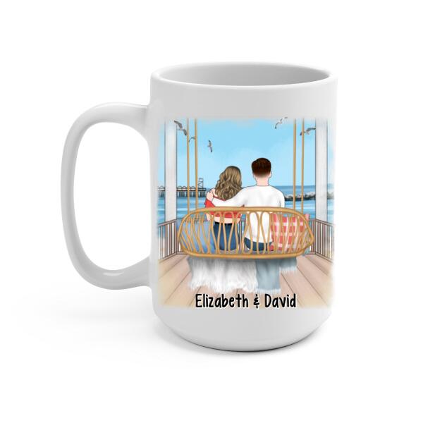 To My Husband - Personalized Gifts Custom Mug For Him For Couples For Him