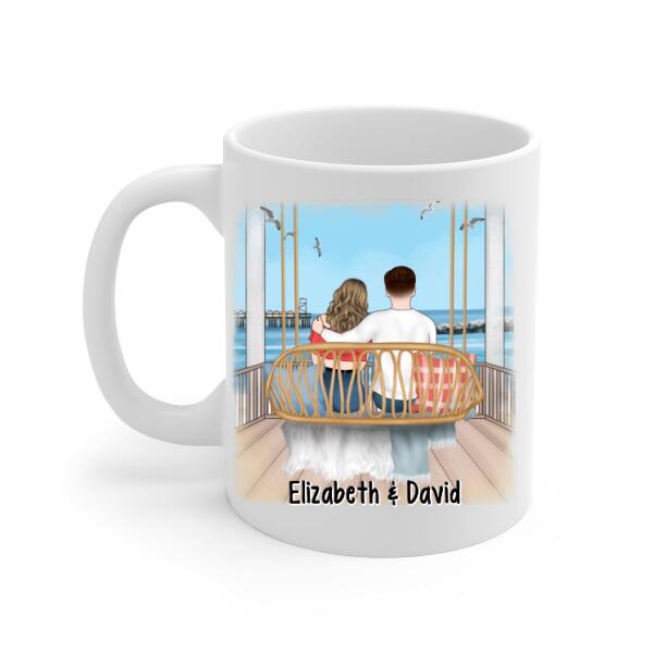 To My Husband - Personalized Gifts Custom Mug For Him For Couples For Him