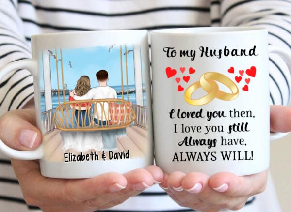 To My Husband - Personalized Gifts Custom Mug For Him For Couples For Him