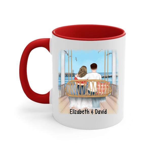 To My Husband - Personalized Gifts Custom Mug For Him For Couples For Him