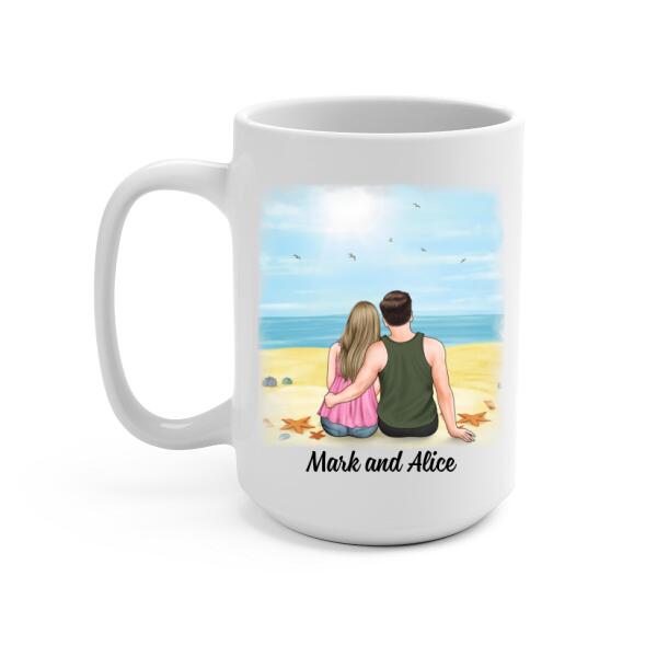 To My Wife You Live In My Mind - Personalized Mug For Couples, For Her