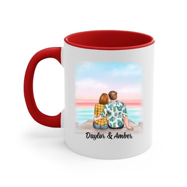 To My Gorgeous Wife Loving You Is My Life - Personalized Mug For Couples, Her