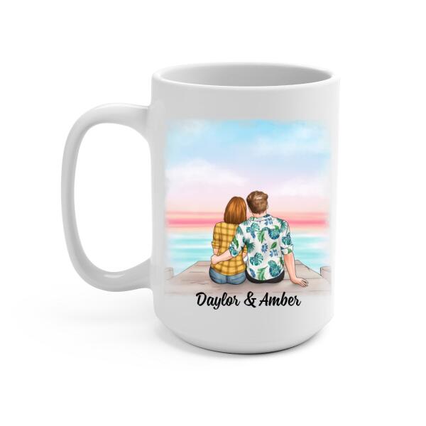 To My Wife Love You Until The Day After Forever - Personalized Mug For Couples, Her