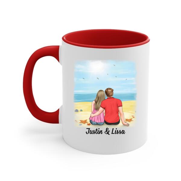 To My Husband - Personalized Gifts Custom Mug For Him For Couples For Him