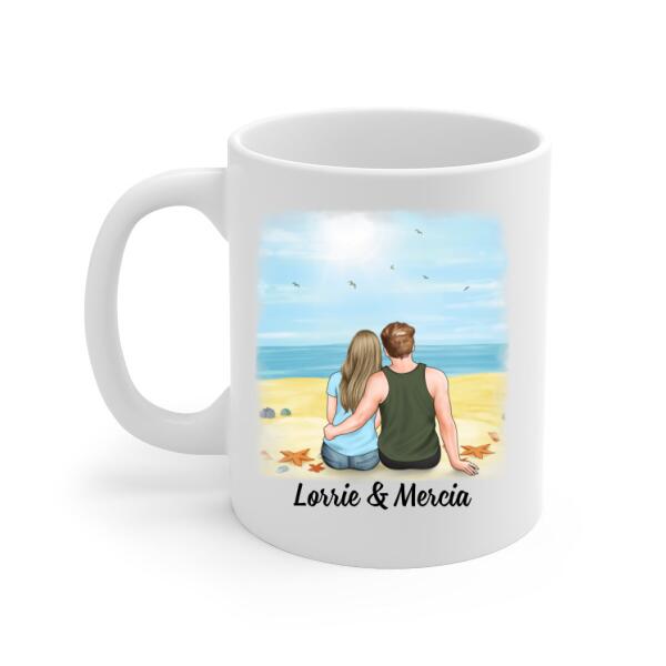 To My Husband Find You Sooner And Love You Longer - Personalized Mug For Couples, Him