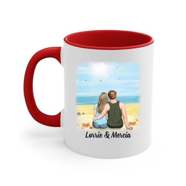 To My Husband Find You Sooner And Love You Longer - Personalized Mug For Couples, Him