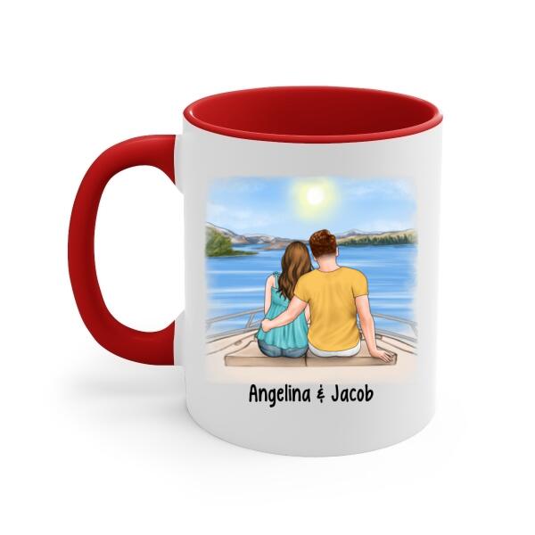 To My Husband Cruising - Personalized Gifts Custom Cruise Mug for Couples, Cruise Lovers