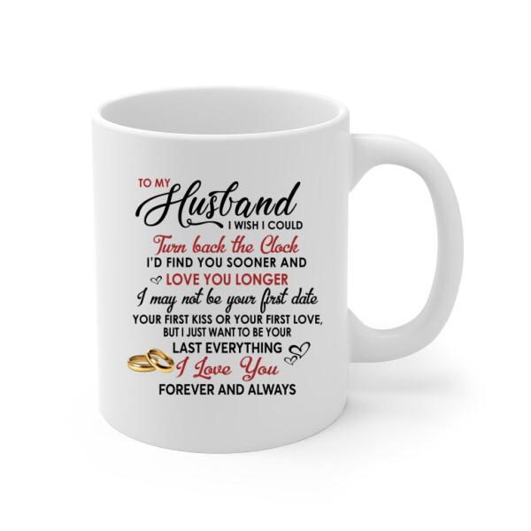 To My Husband - Personalized Gifts Custom Motorcycle Mug For Him For Couples For Him, Motorcycle Lovers