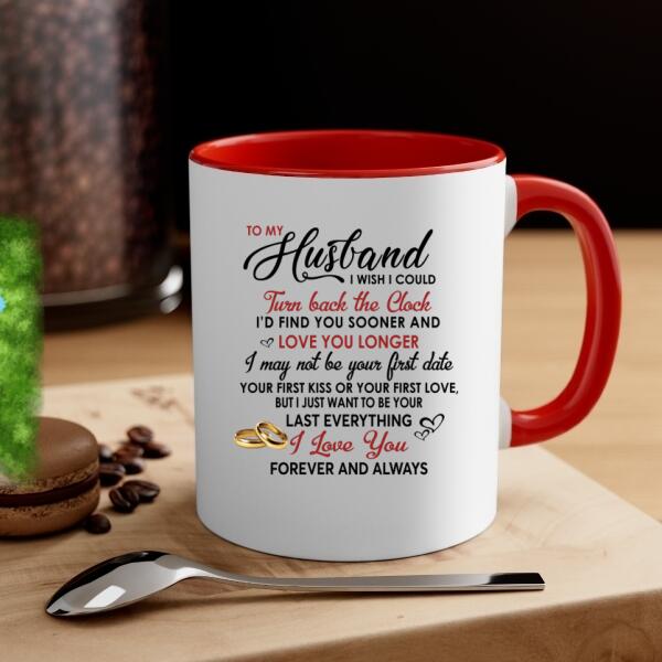 To My Husband - Personalized Gifts Custom Motorcycle Mug For Him For Couples For Him, Motorcycle Lovers