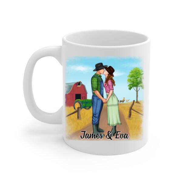 I Vow To Always Love You - Personalized Mug For Couples, For Her, For Him, Farmer