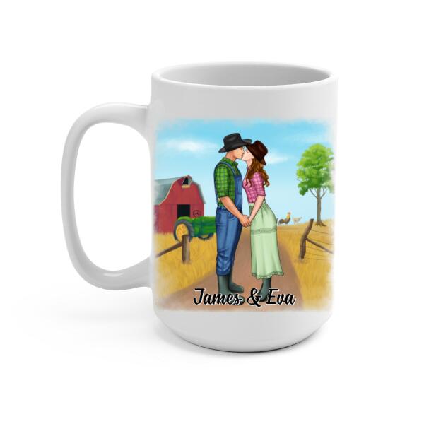 I Vow To Always Love You - Personalized Mug For Couples, For Her, For Him, Farmer