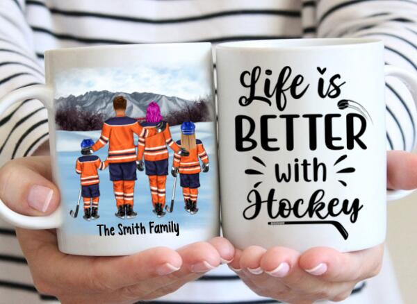 Life is Better with Ice Hockey - Personalized Mug For the Family, Ice Hockey