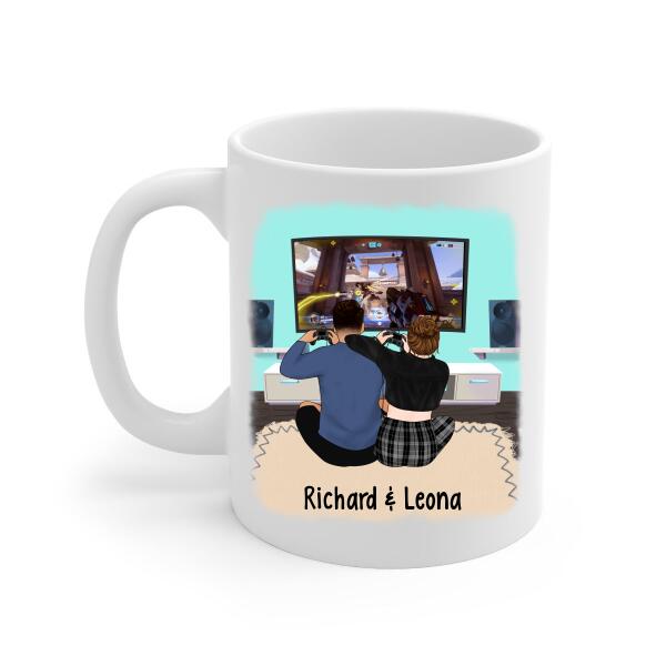 You Are The Perfect Gaming Partner - Personalized Mug For Couples, Friends, Games