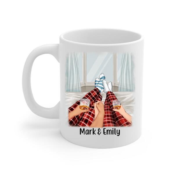 My Heart Is Perfect Because You Are Inside - Personalized Mug For Couples, Dog Lovers, Cat Lovers