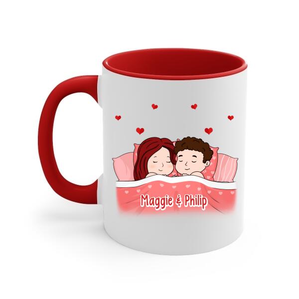 There's Nobody Else I'd Rather Have Snoring Loud - Personalized Mug For Couples, Him, Her