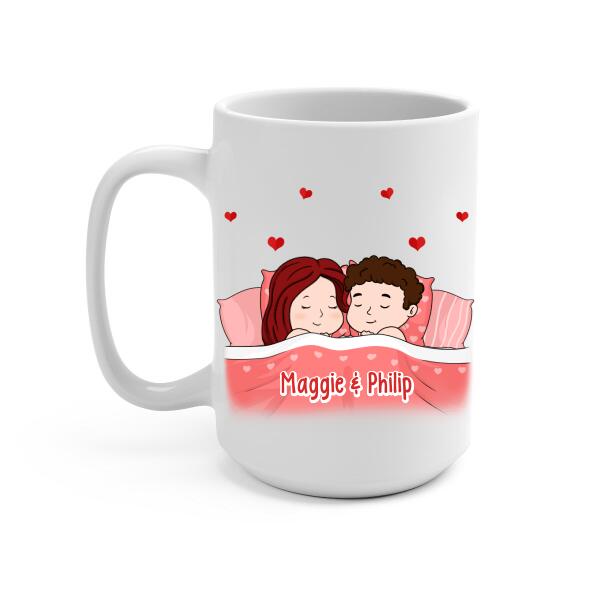 There's Nobody Else I'd Rather Have Snoring Loud - Personalized Mug For Couples, Him, Her