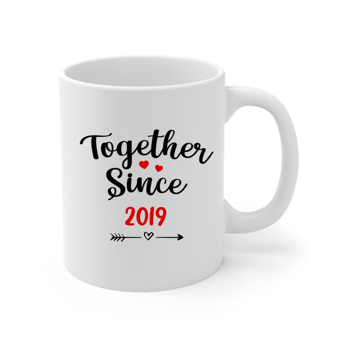 Together Since - Personalized Mug For Couples, Him, Her, Valentine's Day