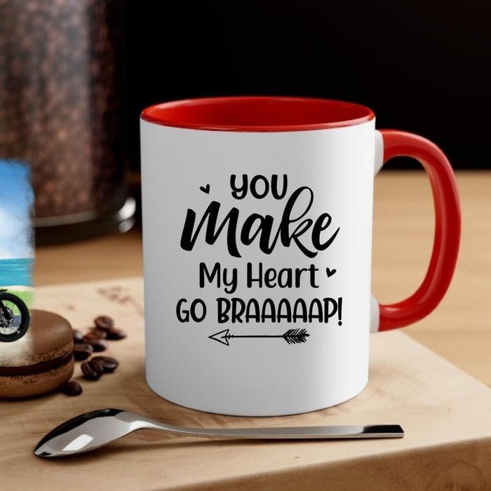Personalized Harley Davidson Coffee Mug – Custom Name Text, 11 Oz Ceramic